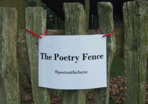The Poetry Fence sign